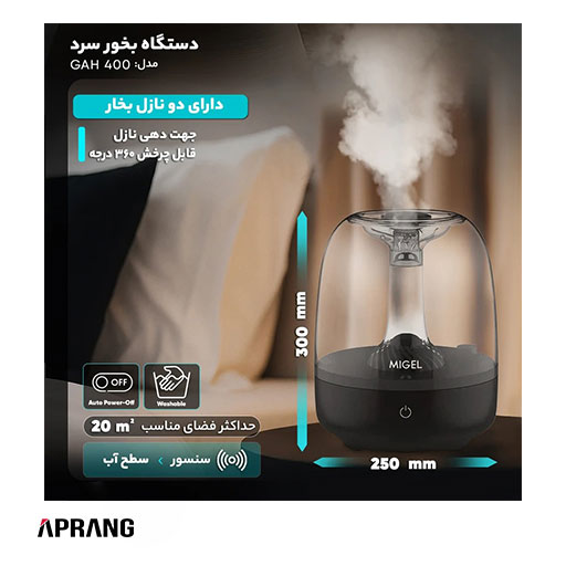 Migel-Humidifier-model-GAH-400-15 فروش محصولات میگل مدل GAH 400